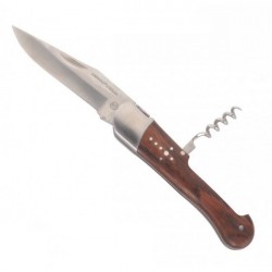 Couteau de chasse manche en bois 19cm