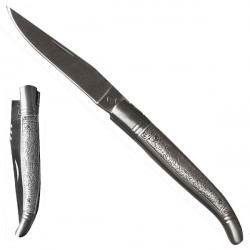 Steel knife, all stainless steel, 21.5cm