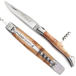 Juniper wood sommelier collector's knife - Classic range
