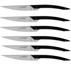 Estuche 6 cuchillos negro Diseño Excelencia 