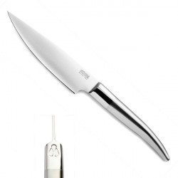kitchen knife, monobloc all stainless 31/16cm, Expression 