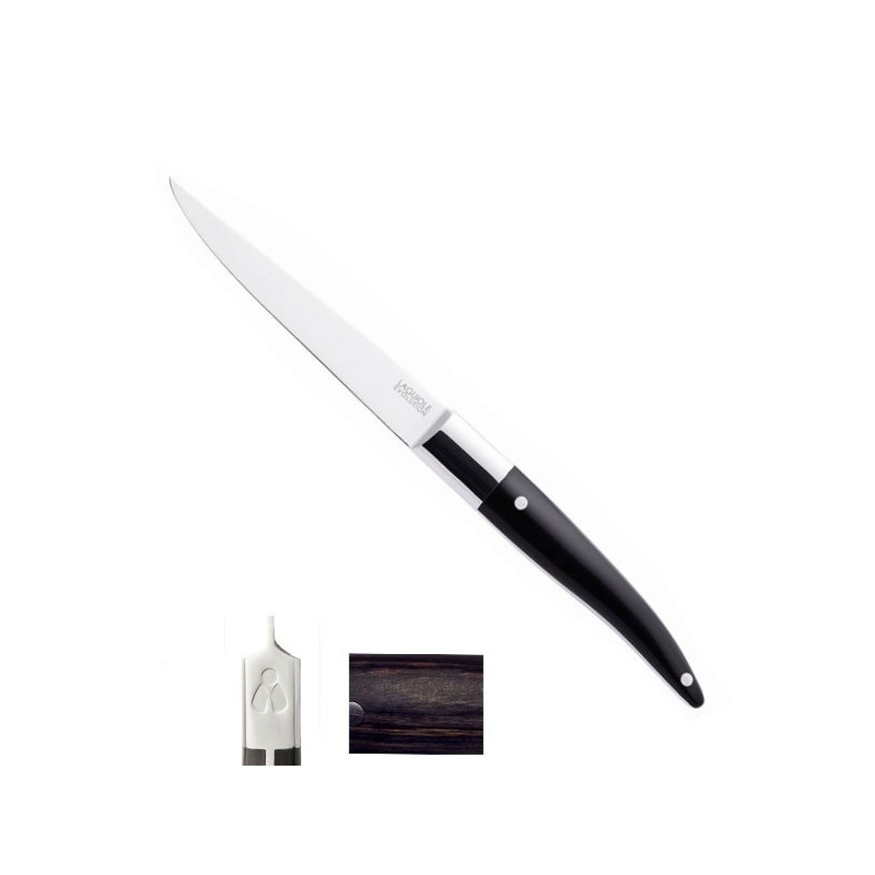 Laguiole Expression Steak knife 24/11cm, single. mixing Bakelite, wood, resin handle