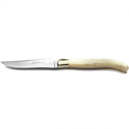 Coffret Grand Luxe 6 couteaux manche Nacrine marbrée naturelle