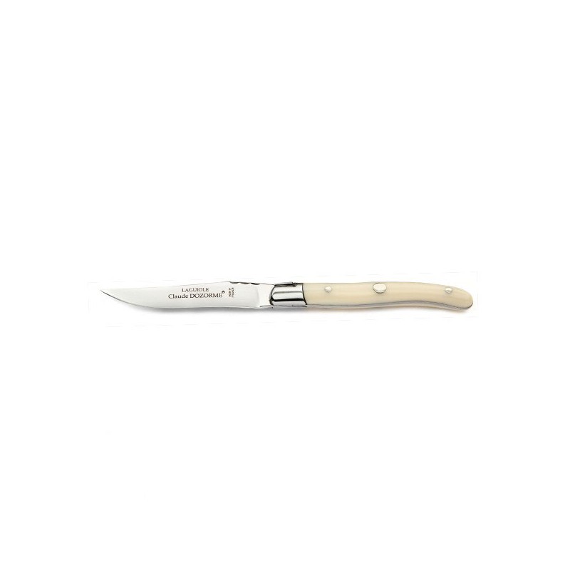 Cheese and dessert knife, natural Nacrine, single