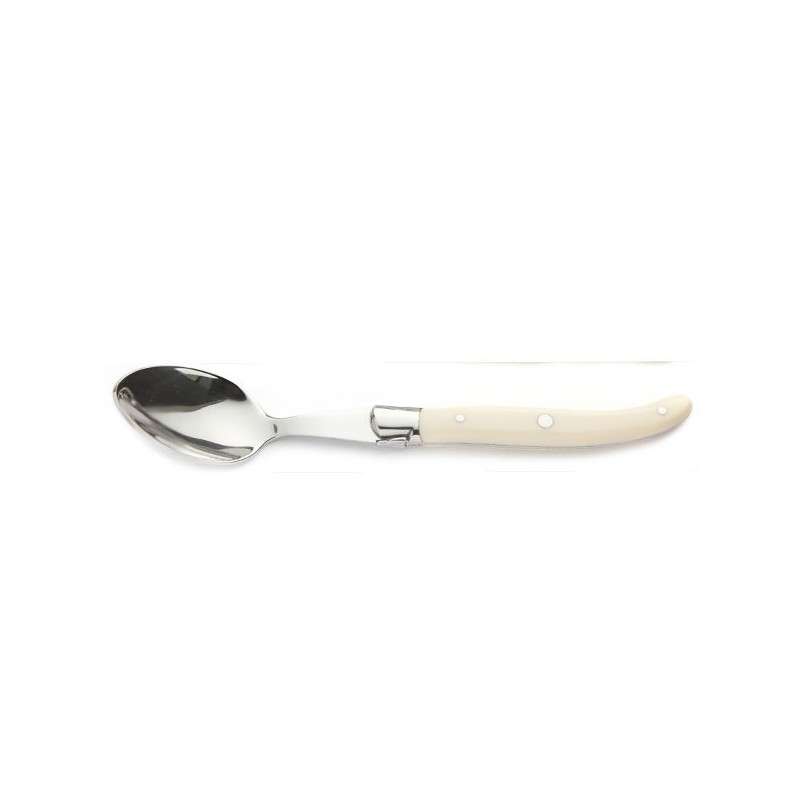 1 large spoon, Ivoirine handle, single