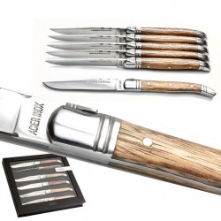 6 teiliges Messerset mit Holzgriff
