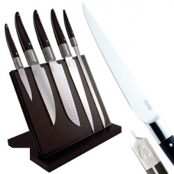 Magnetic box with 5 Luxury kitchen knives