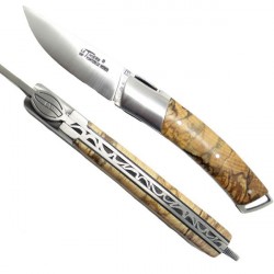 THIERS Gentleman knife, beech handle,  12cm