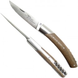 THIERS knife with corkscrew, walnut handle