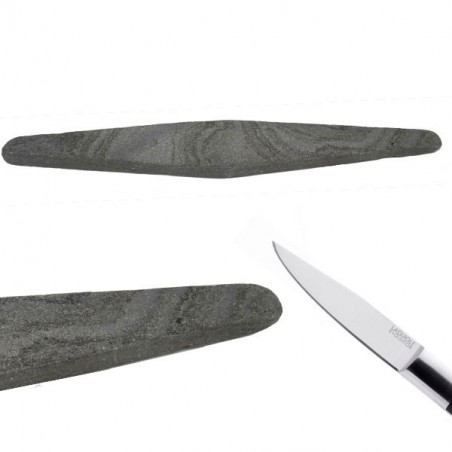 La piedra natural de los Pirineos, para afilar cuchillos