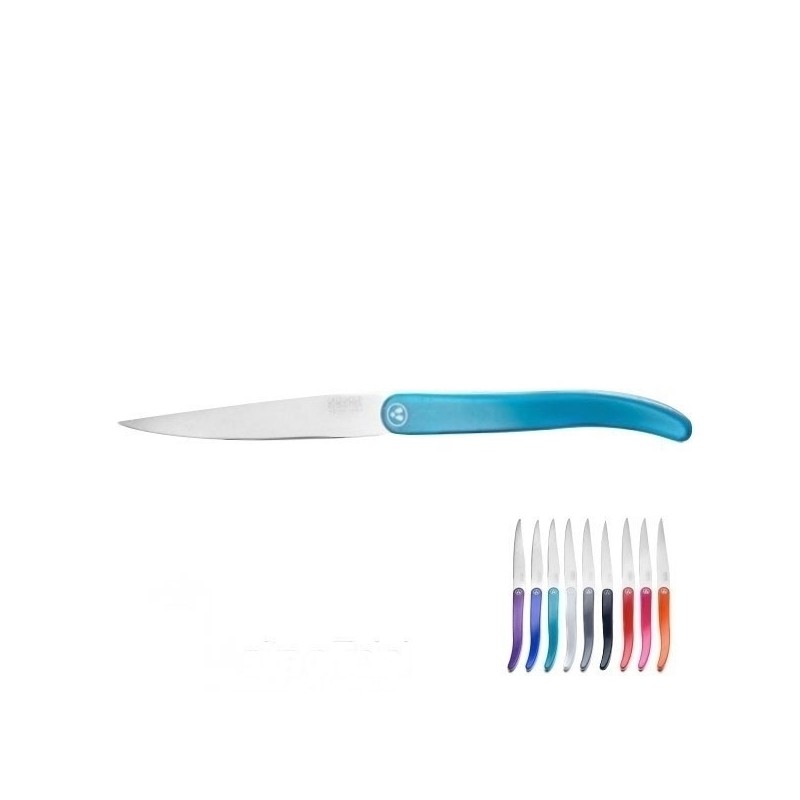 Couteau Cristal à l'unité - Turquoise - 9 couleurs au choix