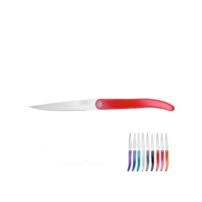 Couteau Cristal à l'unité - Grenadine - 9 couleurs au choix