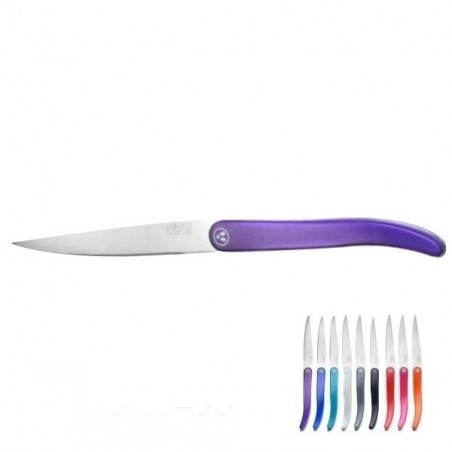 Couteau Cristal à l'unité - Violet - 9 couleurs au choix