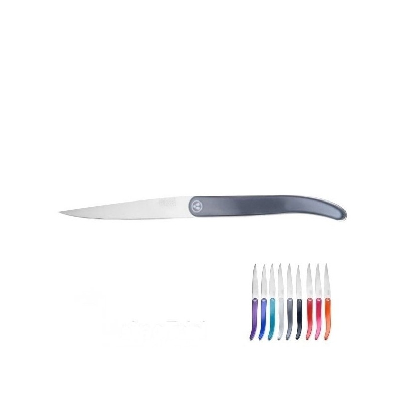 Couteau Cristal à l'unité - Gris - 9 couleurs au choix