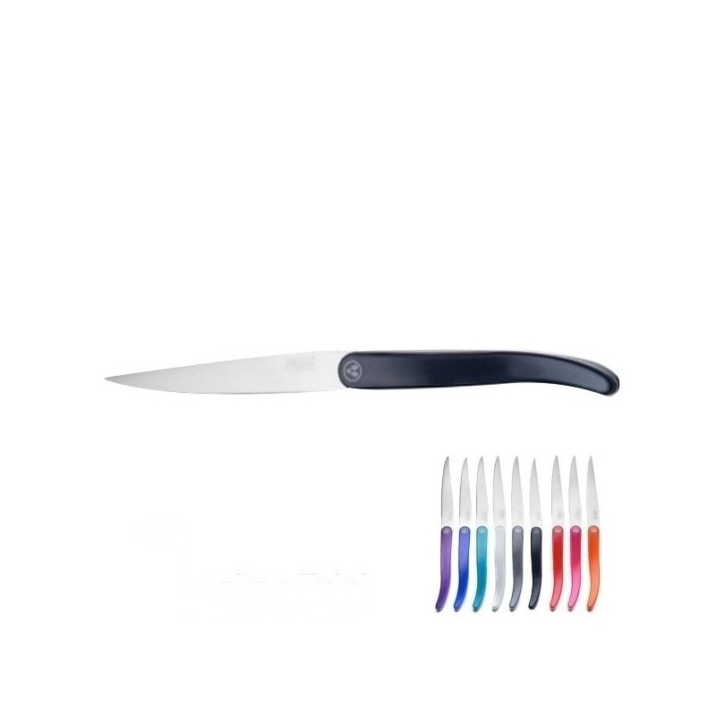 Couteau Cristal à l'unité - Anthracite - 9 couleurs au choix
