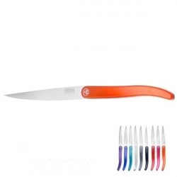 Couteau Cristal à l'unité - Orange - 9 couleurs au choix