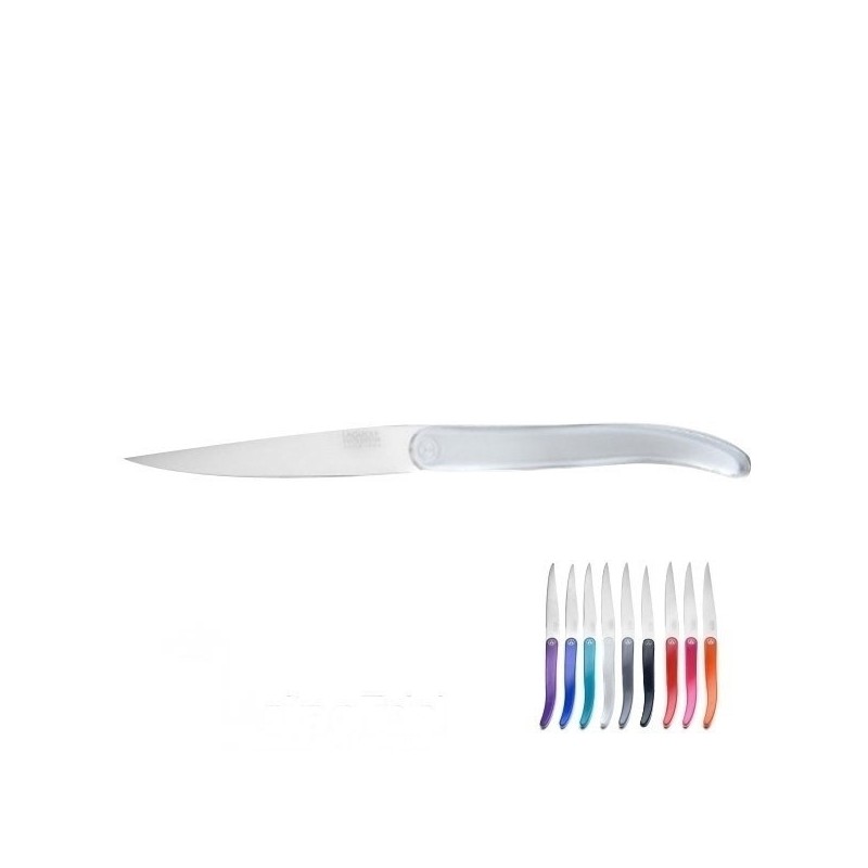 Couteau Cristal à l'unité - Blanc - 9 couleurs au choix