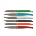 couteau office Laguiole Cristal inox - 6 couleurs au choix