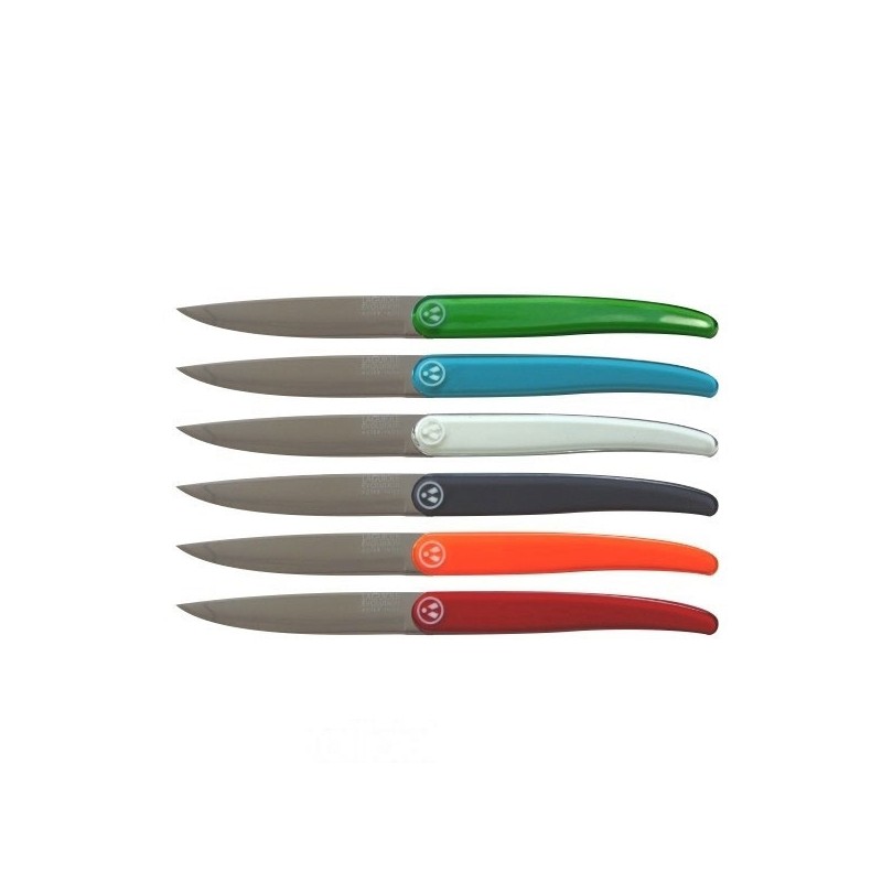 couteau de cuisine 19cm - 6 couleurs au choix