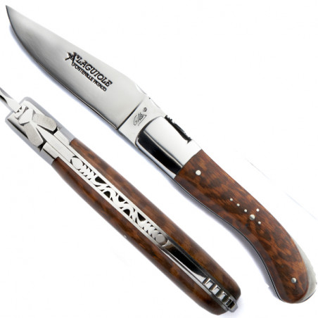 Amourette wood hunting Laguiole knife