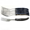 Laguiole boxed of 6 forks. Very trendy, anthracite