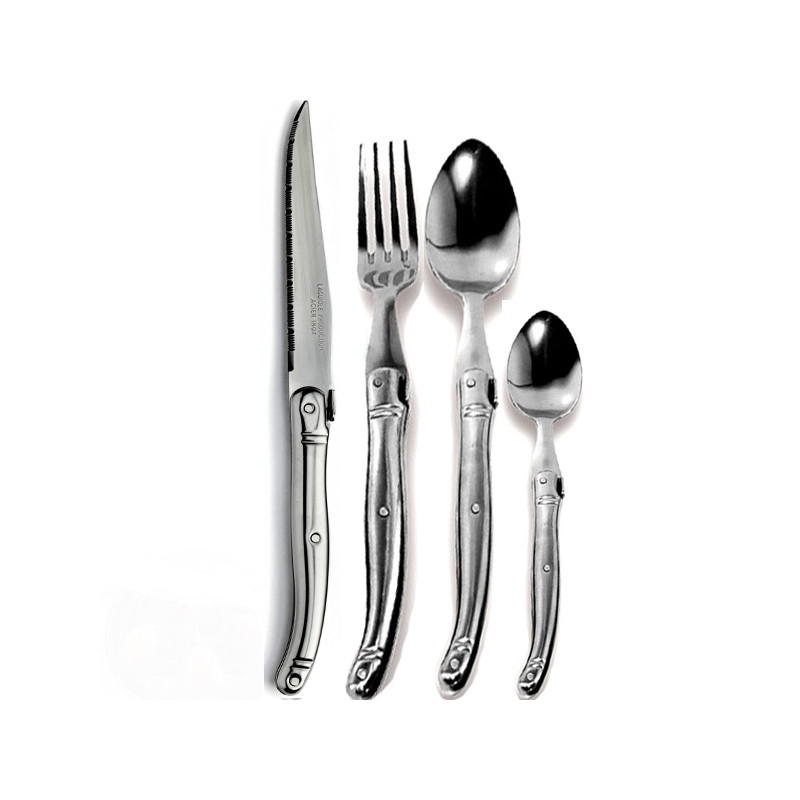 Fork Bead Cutlery Set Spoons 48 Pieces Knife Premium Stainless Steel 