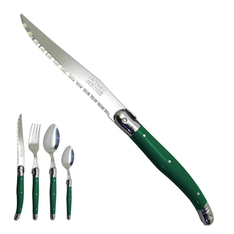 Couteau de cuisine dentelé durable doté d'un manche en bois - Ah Table ! -  Kudzu eco webshop