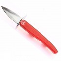 Laguiole Cristal range oyster knives, red
