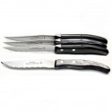 Luxury boxed of 4 Excellence knives. Very trendy, anthracite