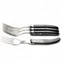 Luxury boxed of 4 Excellence forks. Very trendy, anthracite